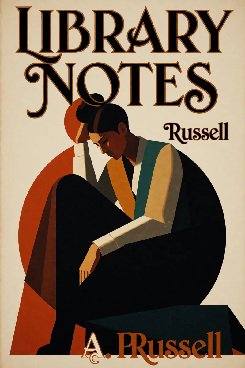 Cover of Library Notes by A. P. Russell