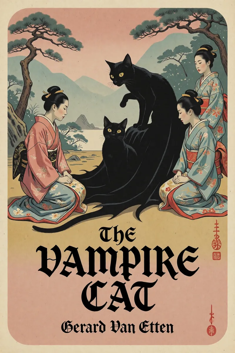 Cover of The vampire cat by Gerard Van Etten