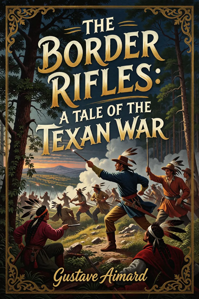 Cover of The Border Rifles: A Tale of the Texan War by Gustave Aimard