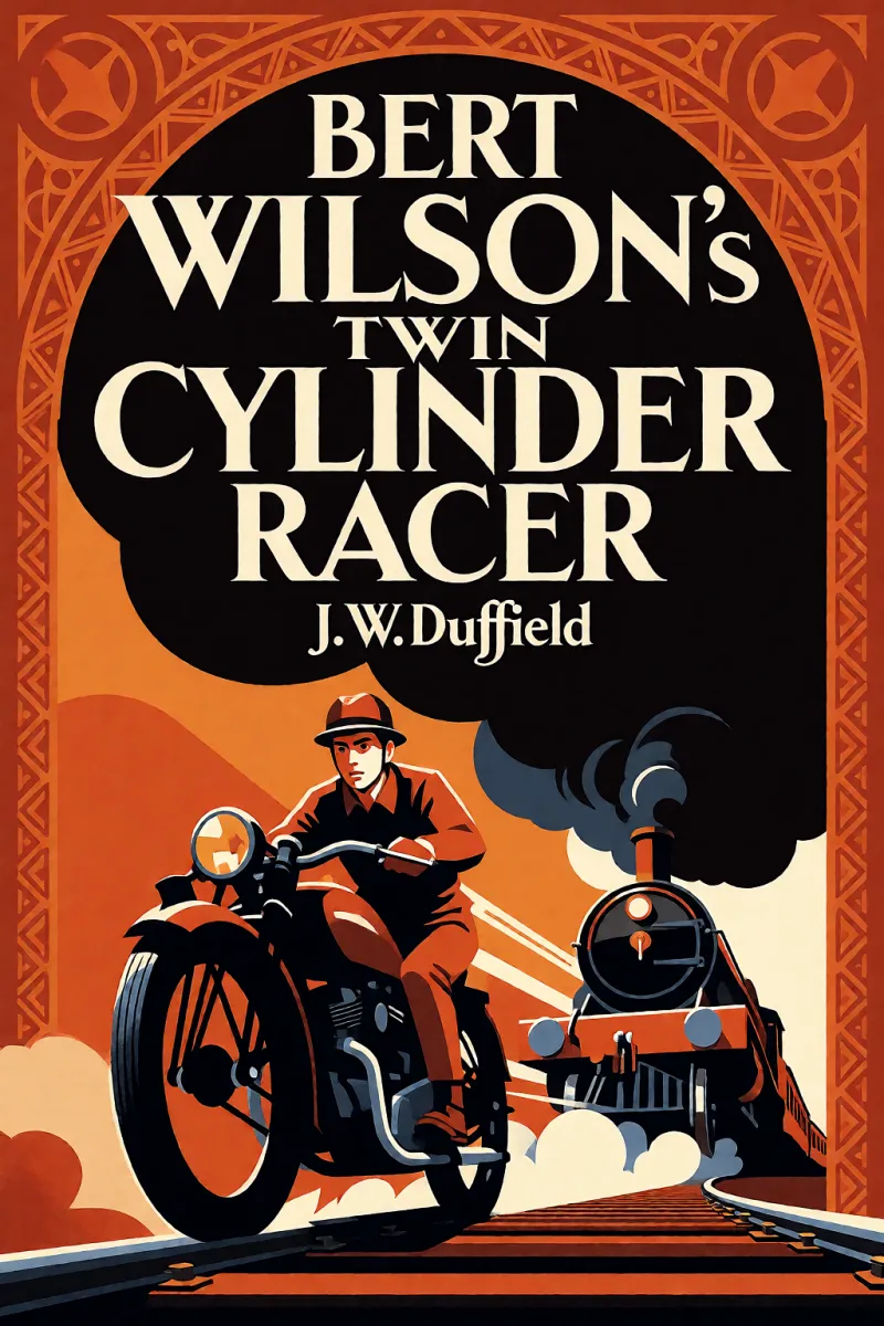 Cover of Bert Wilson's Twin Cylinder Racer by J. W. Duffield