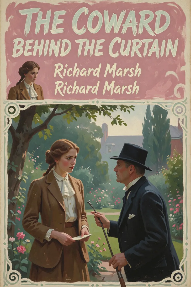 Cover of The Coward Behind the Curtain by Richard Marsh