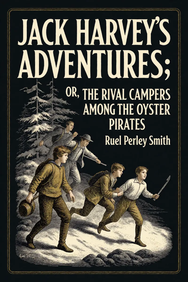 Cover of Jack Harvey's Adventures; or, The Rival Campers Among the Oyster Pirates by Ruel Perley Smith