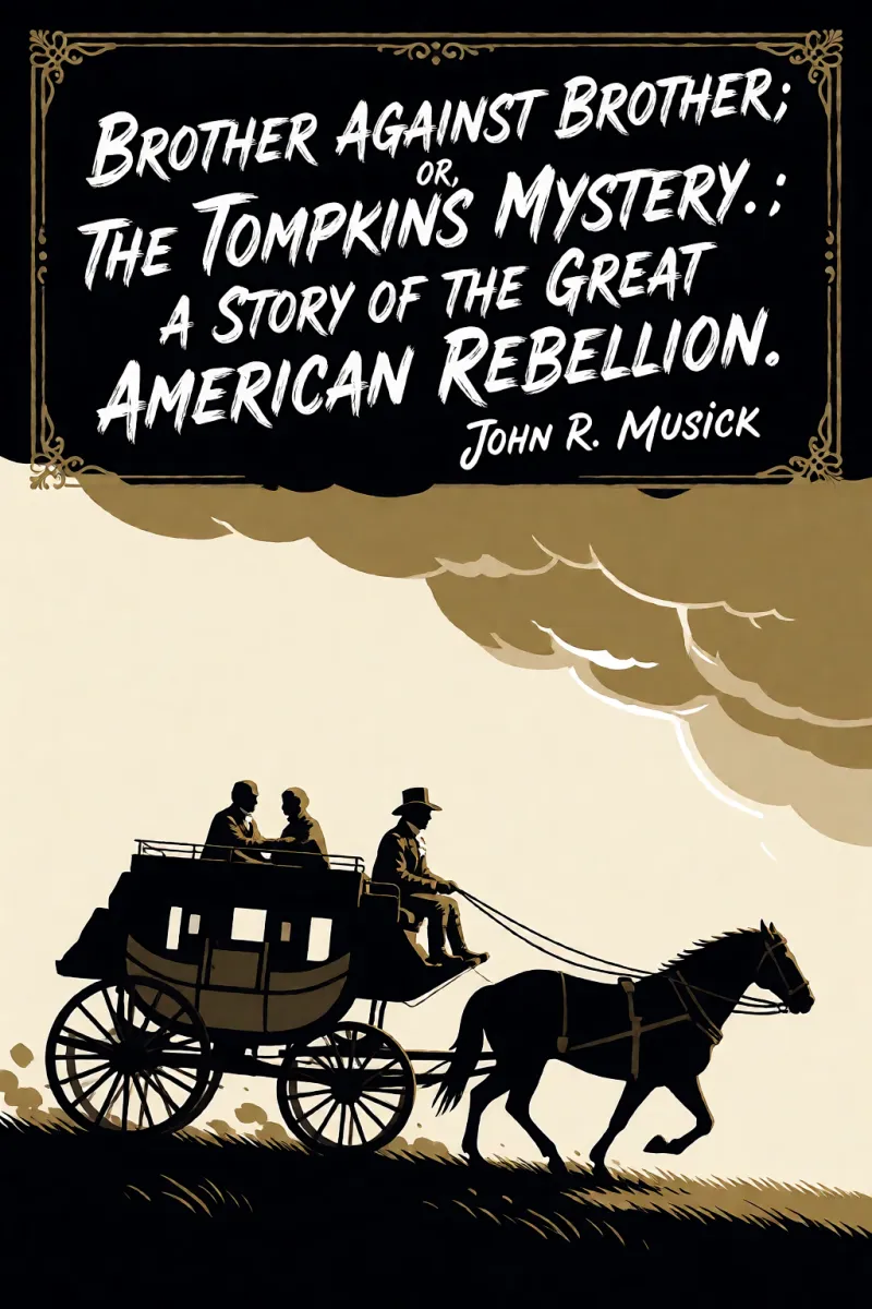 Cover of Brother Against Brother; or, The Tompkins Mystery.: A Story of the Great American Rebellion. by John R. Musick