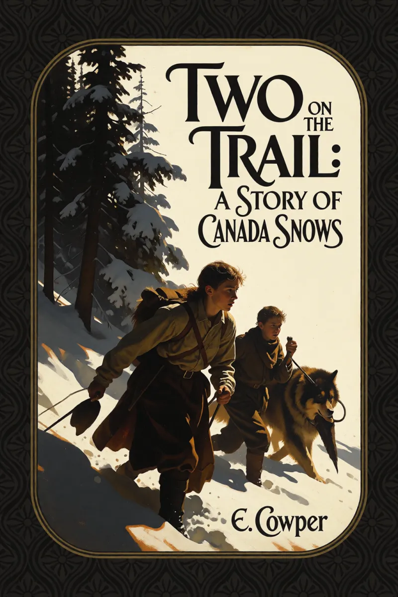 Cover of Two on the Trail: A Story of Canada Snows by E. Cowper