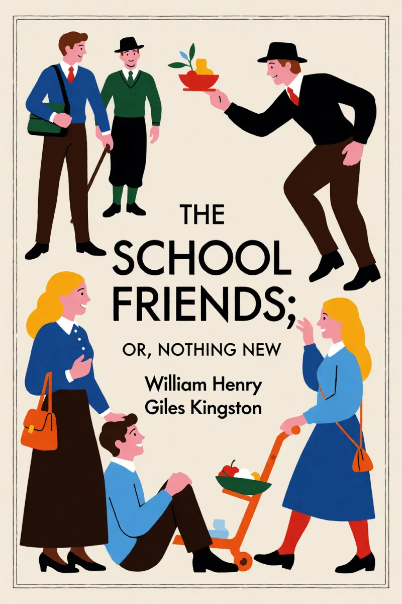 Cover of The School Friends; Or, Nothing New by William Henry Giles Kingston