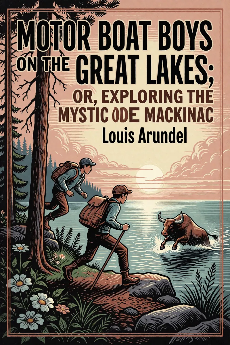 Cover of Motor Boat Boys on the Great Lakes; or, Exploring the Mystic Isle of Mackinac by Louis Arundel