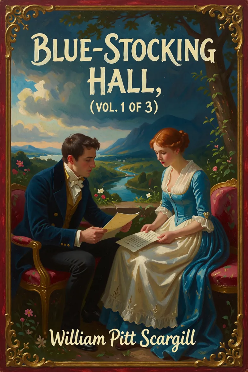 Cover of Blue-Stocking Hall, (Vol. 1 of 3) by William Pitt Scargill