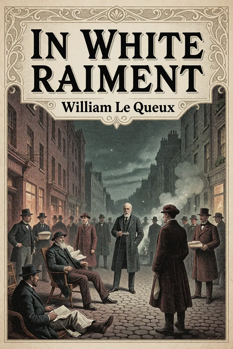 Cover of In White Raiment by William Le Queux