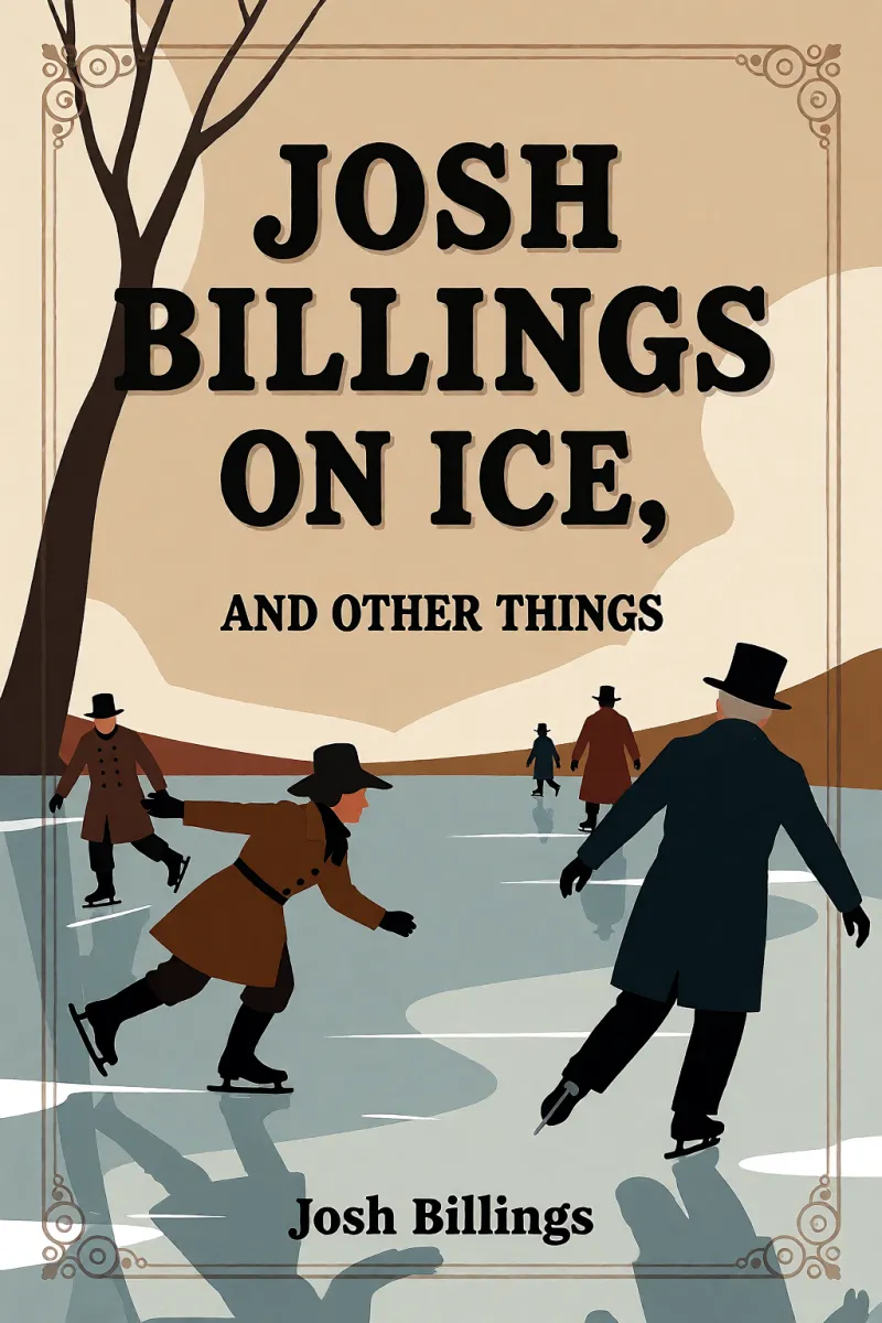 Cover of Josh Billings on Ice, and Other Things by Josh Billings