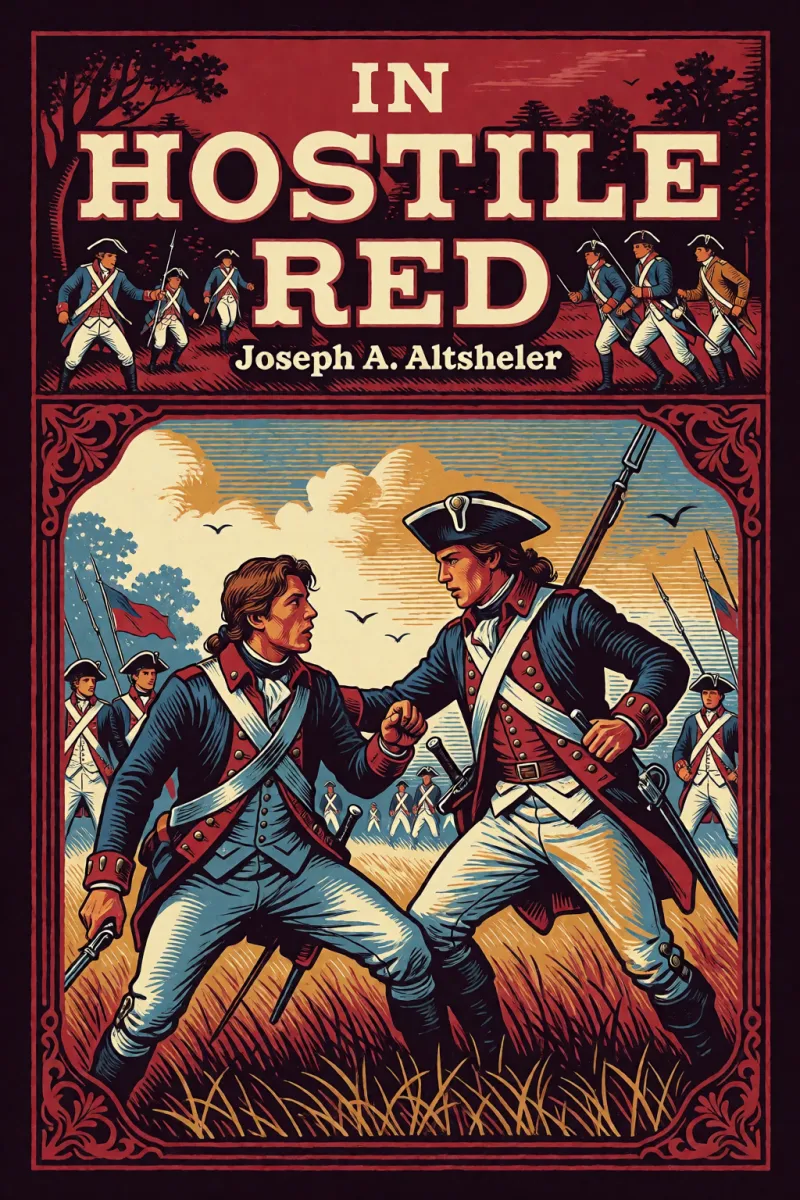 Cover of In Hostile Red by Joseph A. Altsheler