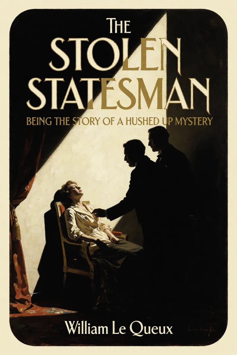 Cover of The Stolen Statesman: Being the Story of a Hushed Up Mystery by William Le Queux