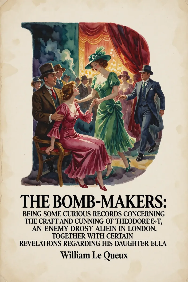 Cover of The Bomb-Makers: Being Some Curious Records Concerning the Craft and Cunning of Theodore Drost, an Enemy Alien in London, Together with Certain Revelations Regarding His Daughter Ella by William Le Queux