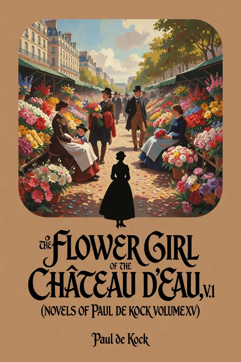 Cover of The Flower Girl of The Château d'Eau, v.1 (Novels of Paul de Kock Volume XV) by Paul de Kock