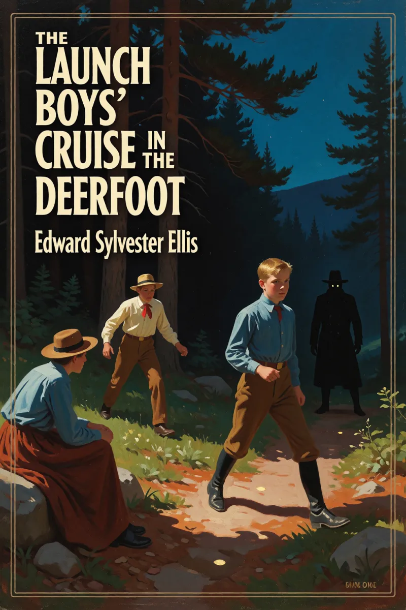 Cover of The Launch Boys' Cruise in the Deerfoot by Edward Sylvester Ellis