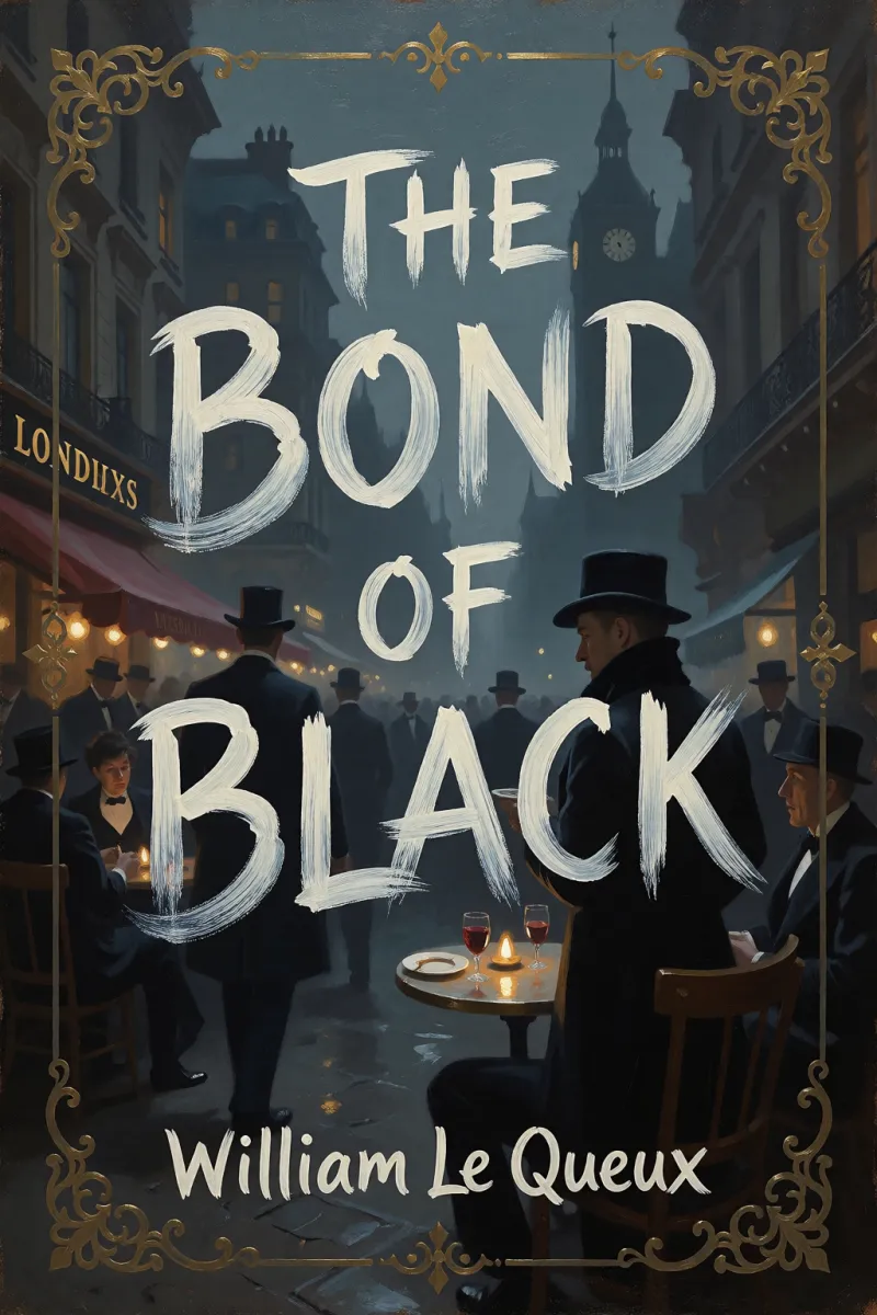 Cover of The Bond of Black by William Le Queux