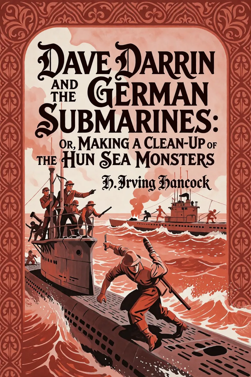 Cover of Dave Darrin and the German Submarines: Or, Making a Clean-up of the Hun Sea Monsters by H. Irving Hancock