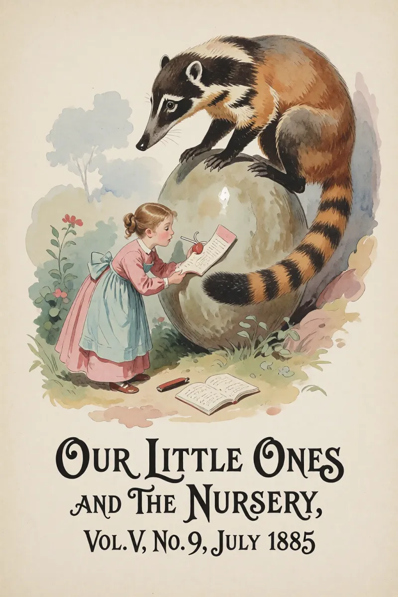 Cover of Our Little Ones and The Nursery, Vol. V, No. 9, July 1885 by Various