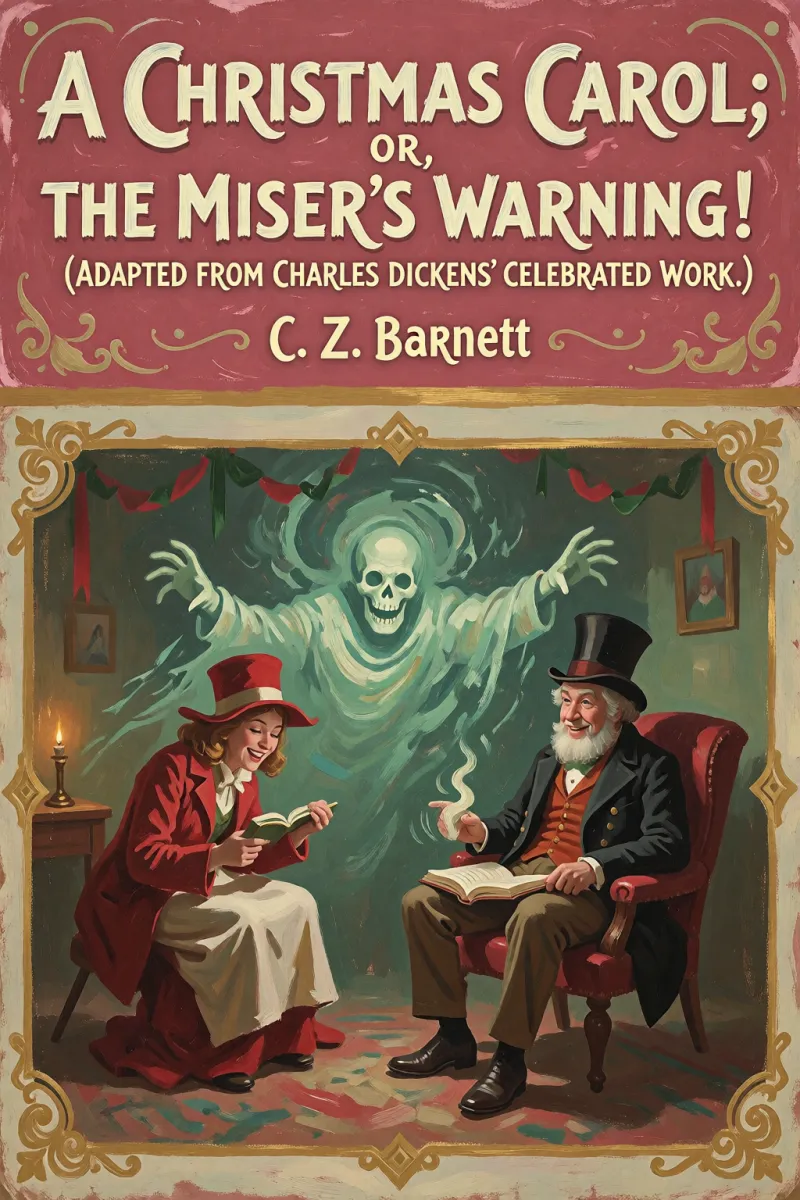 Cover of A Christmas Carol; Or, The Miser's Warning!: (Adapted from Charles Dickens' Celebrated Work.) by C. Z. Barnett