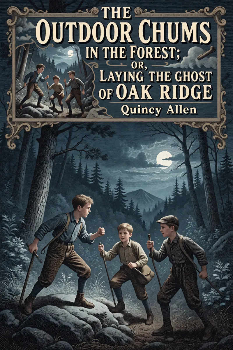 Cover of The Outdoor Chums in the Forest; Or, Laying the Ghost of Oak Ridge by Quincy Allen