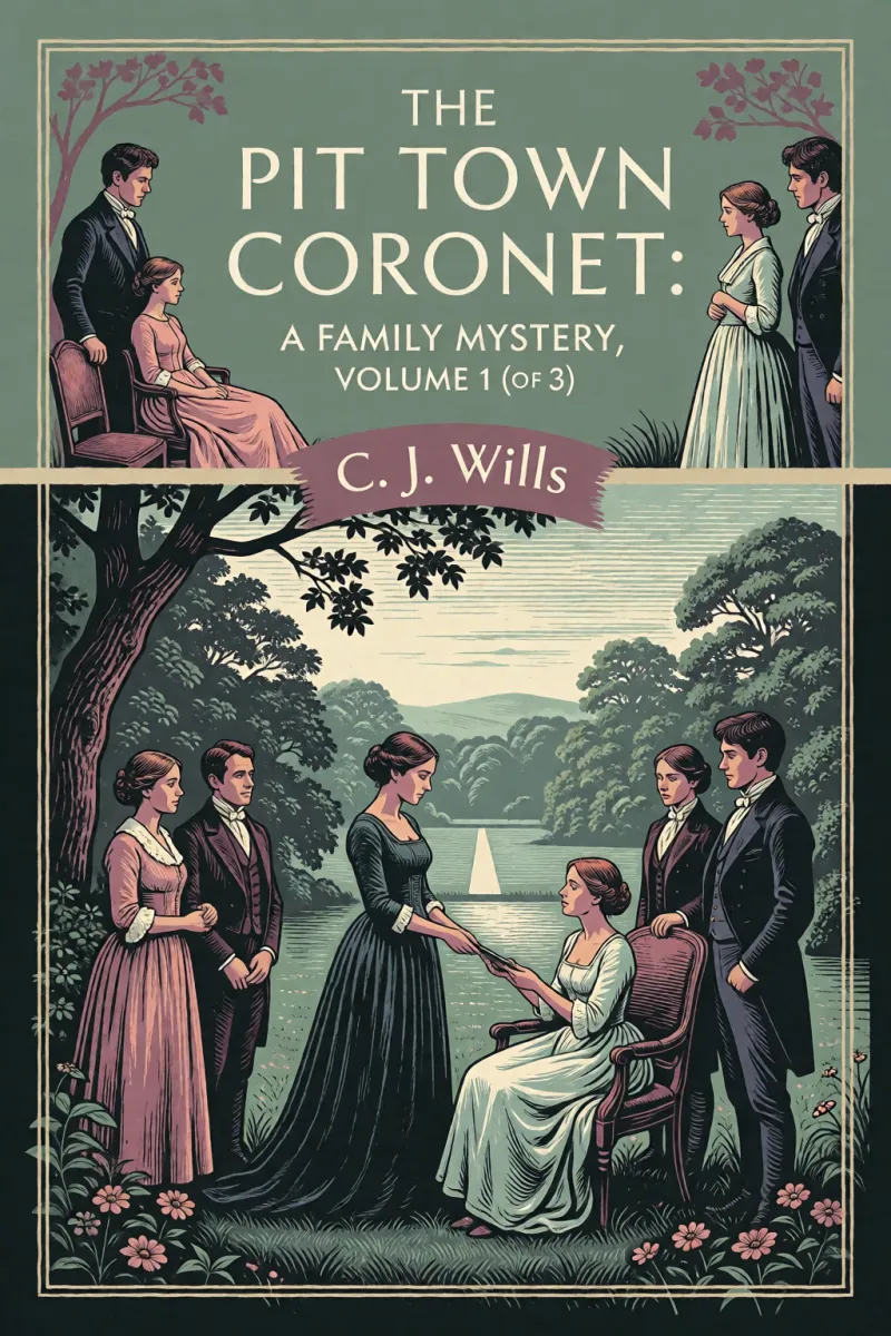 Cover of The Pit Town Coronet: A Family Mystery, Volume 1 (of 3) by C. J. Wills