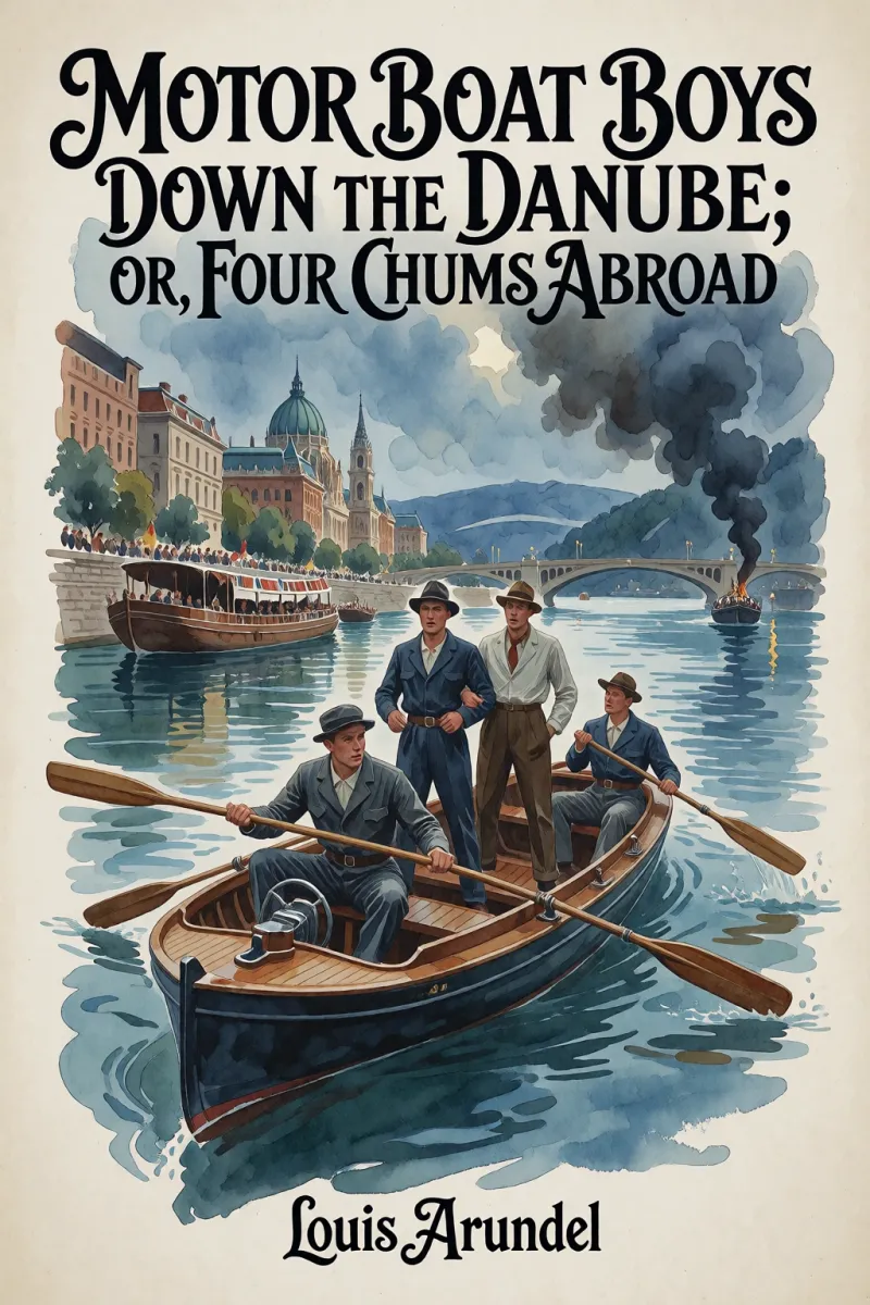 Cover of Motor Boat Boys Down the Danube; or, Four Chums Abroad by Louis Arundel