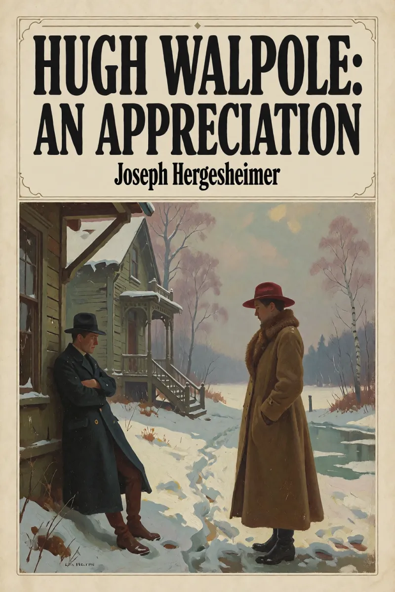 Cover of Hugh Walpole: An Appreciation by Joseph Hergesheimer