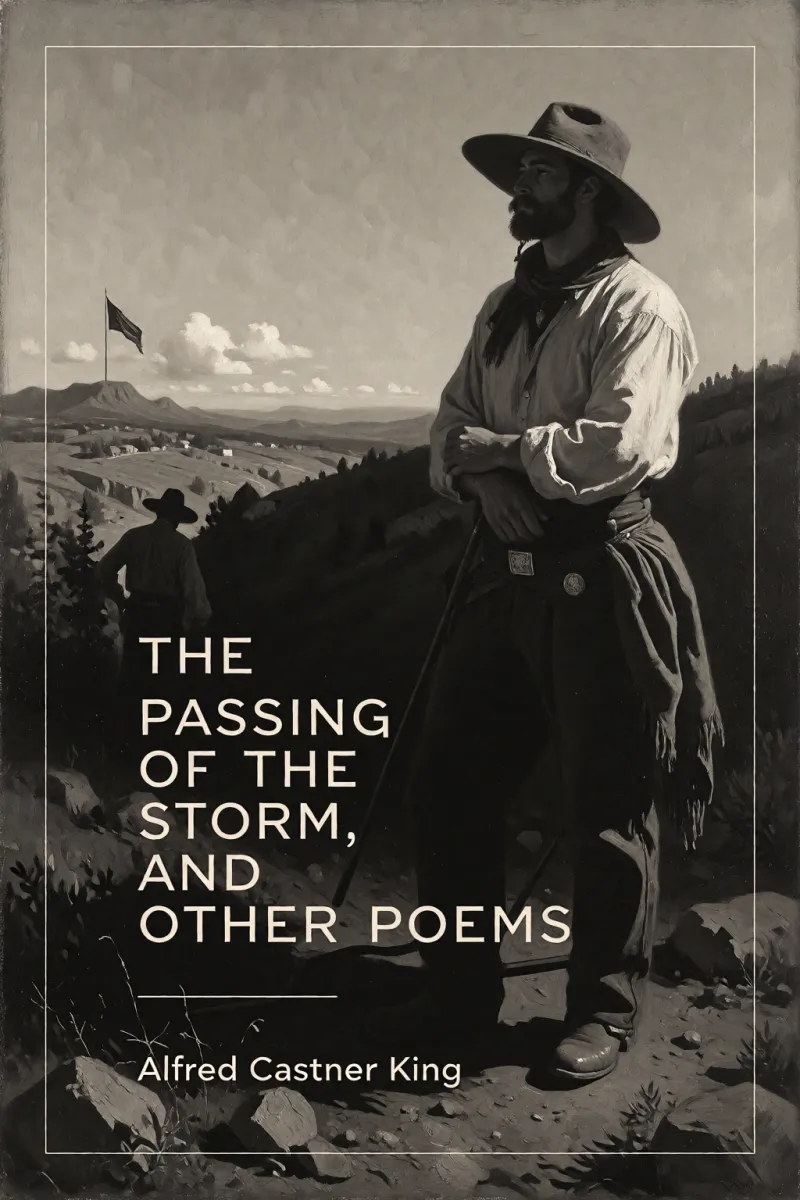 Cover of The Passing of the Storm, and Other Poems by Alfred Castner King
