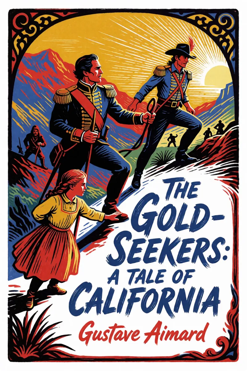 Cover of The Gold-Seekers: A Tale of California by Gustave Aimard