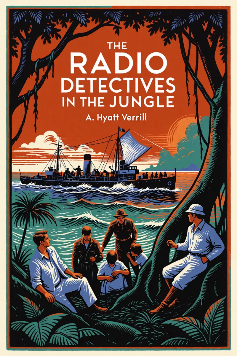 Cover of The Radio Detectives in the Jungle by A. Hyatt Verrill