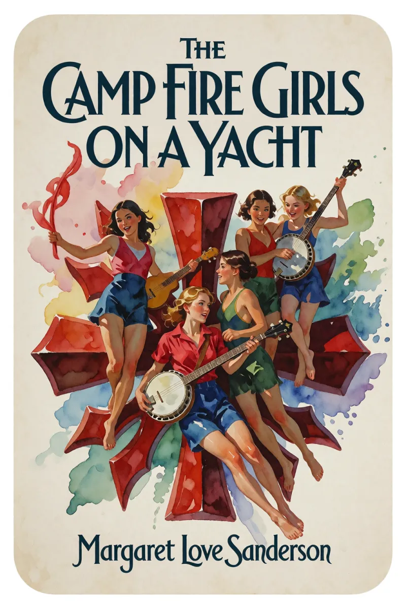 Cover of The Camp Fire Girls on a Yacht by Margaret Love Sanderson
