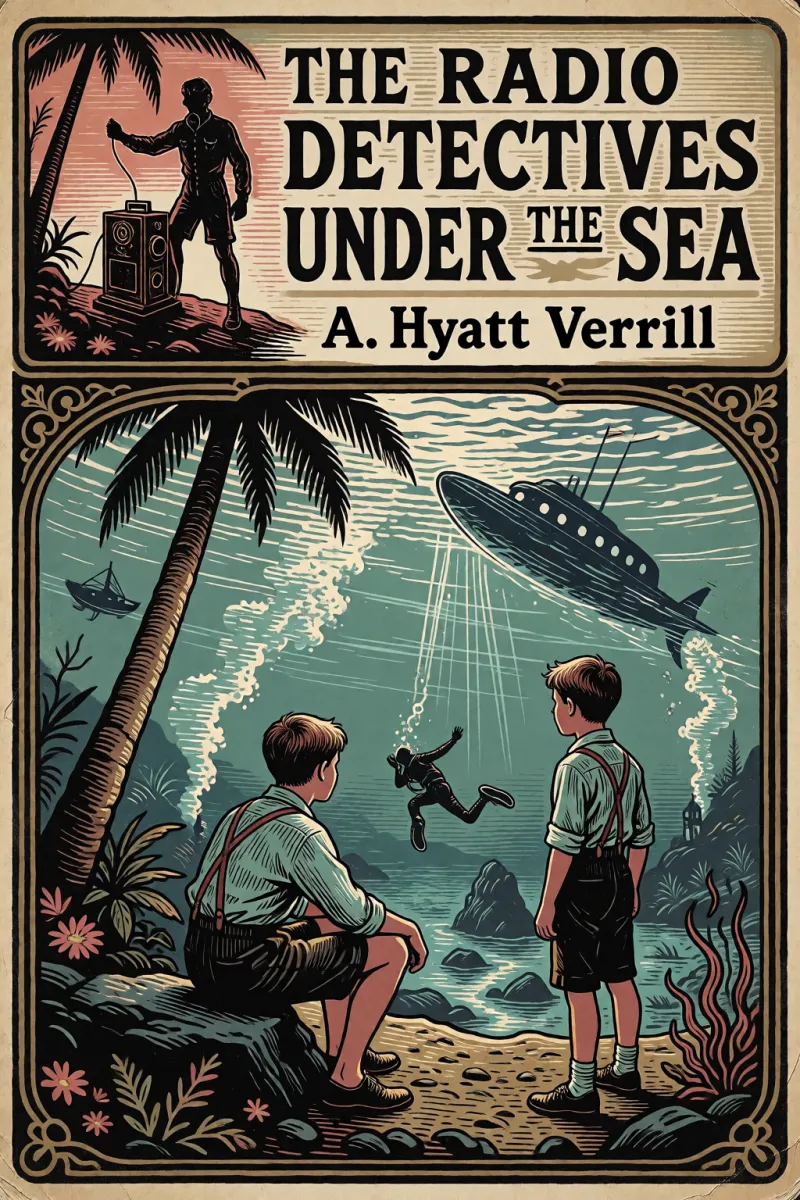 Cover of The Radio Detectives Under the Sea by A. Hyatt Verrill