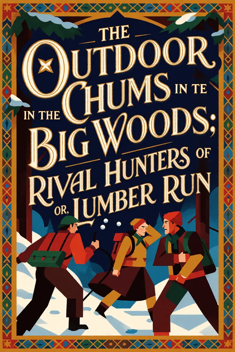 Cover of The Outdoor Chums in the Big Woods; Or, Rival Hunters of Lumber Run by Quincy Allen