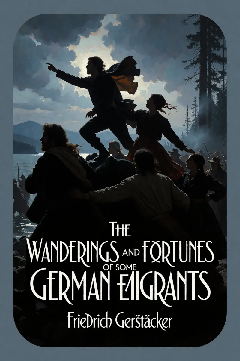 Cover of The wanderings and fortunes of some German emigrants by Friedrich Gerstäcker