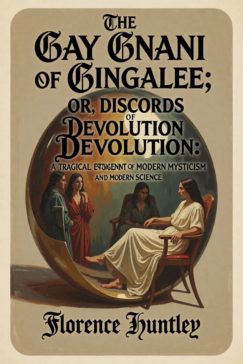 Cover of The Gay Gnani of Gingalee; or, Discords of Devolution: A Tragical Entanglement of Modern Mysticism and Modern Science by Florence Huntley
