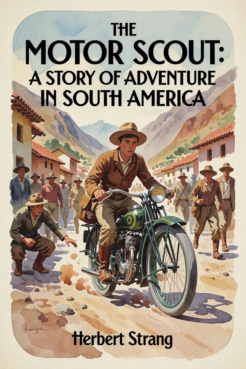 Cover of The Motor Scout: A Story of Adventure in South America by Herbert Strang