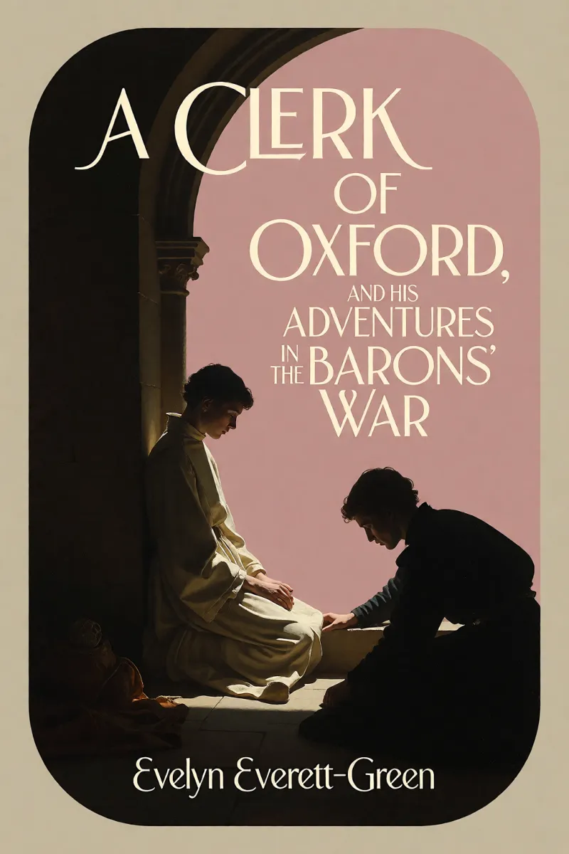 Cover of A Clerk of Oxford, and His Adventures in the Barons' War by Evelyn Everett-Green