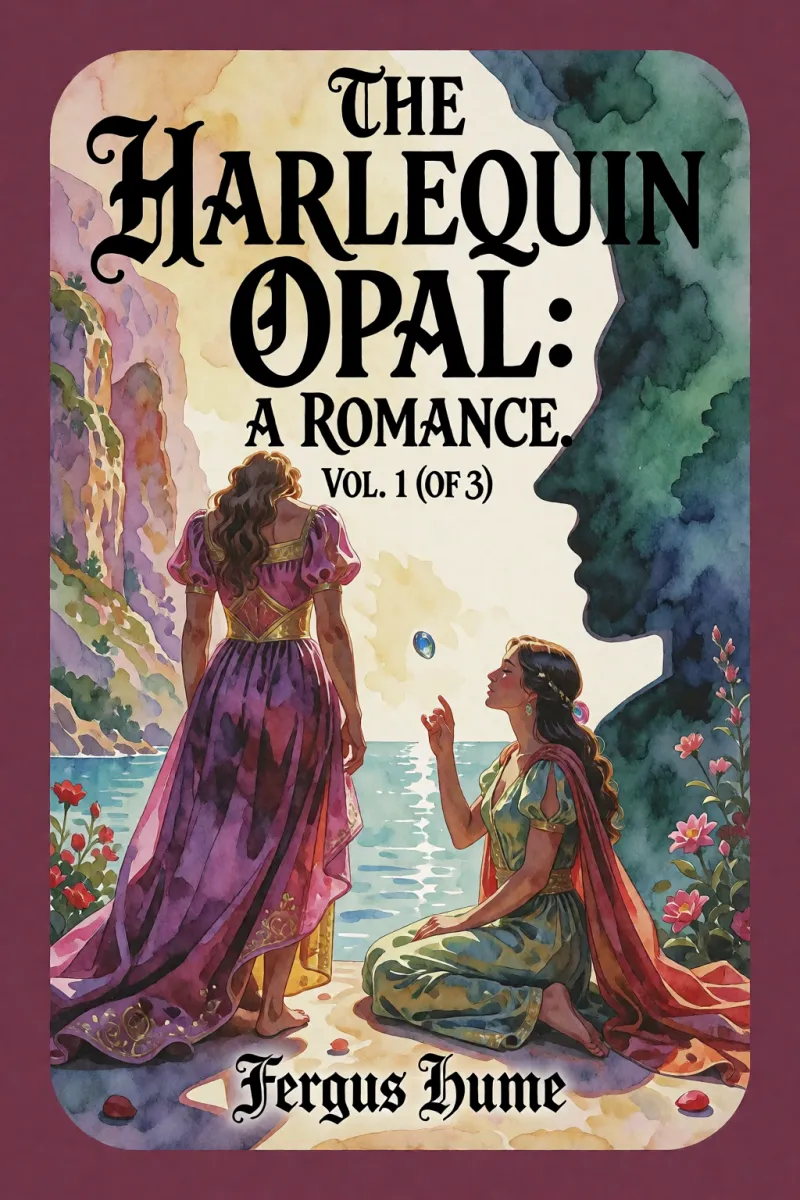 Cover of The Harlequin Opal: A Romance. Vol. 1 (of 3) by Fergus Hume