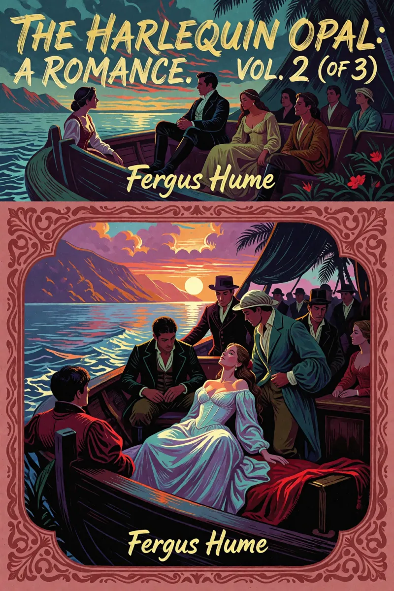 Cover of The Harlequin Opal: A Romance. Vol. 2 (of 3) by Fergus Hume