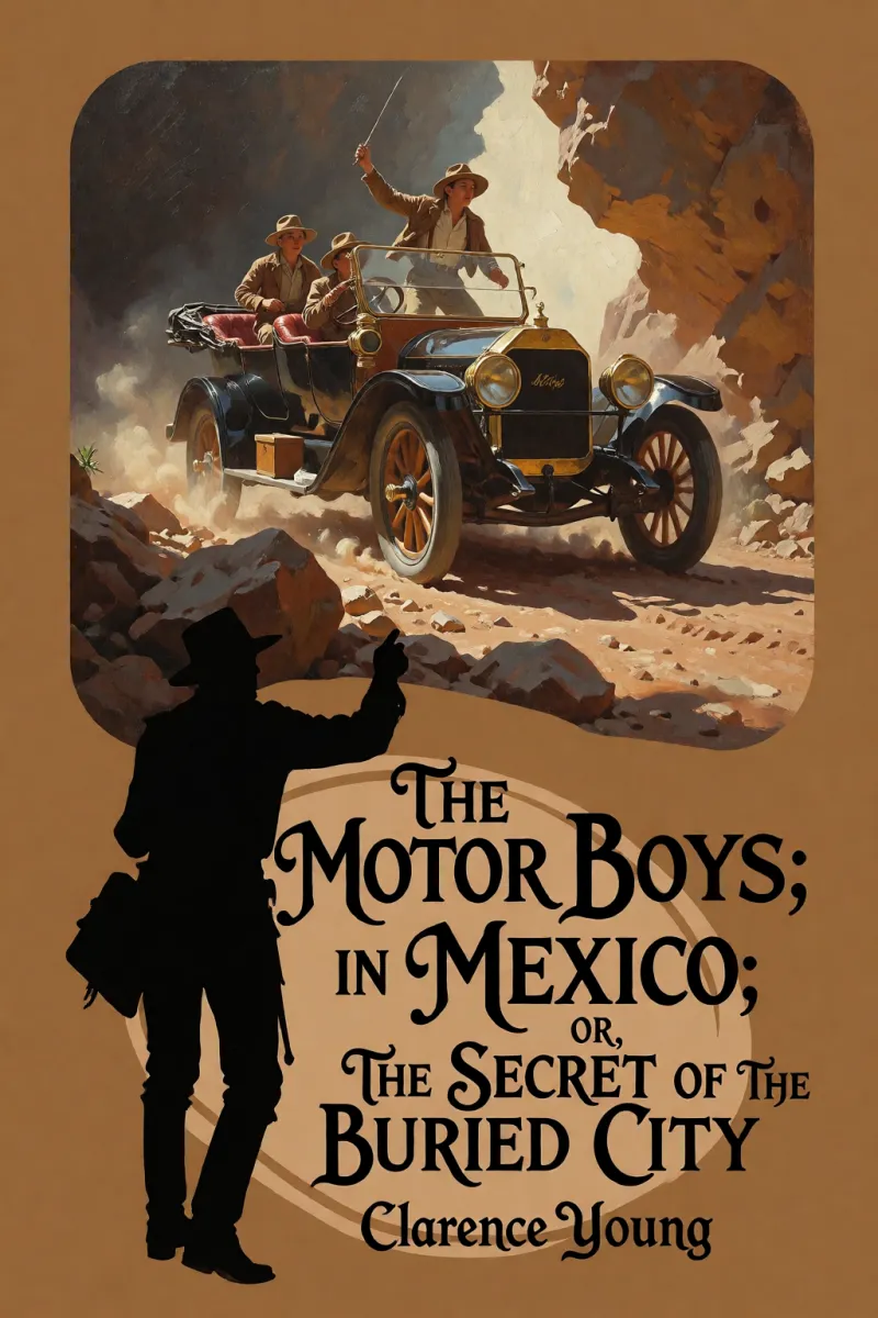 Cover of The Motor Boys in Mexico; Or, The Secret of the Buried City by Clarence Young