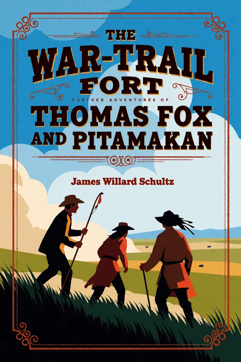 Cover of The War-Trail Fort: Further Adventures of Thomas Fox and Pitamakan by James Willard Schultz