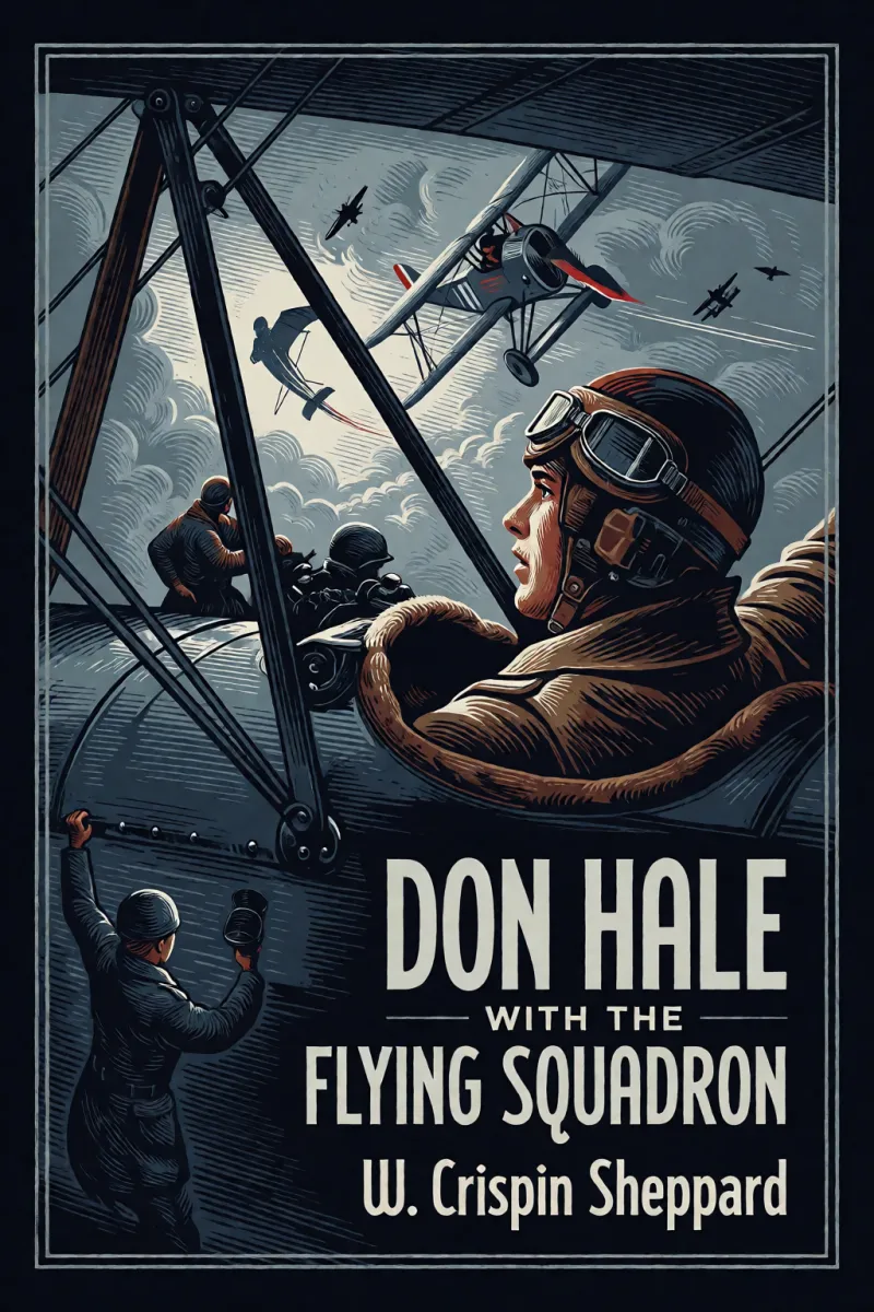 Cover of Don Hale with the Flying Squadron by W. Crispin Sheppard