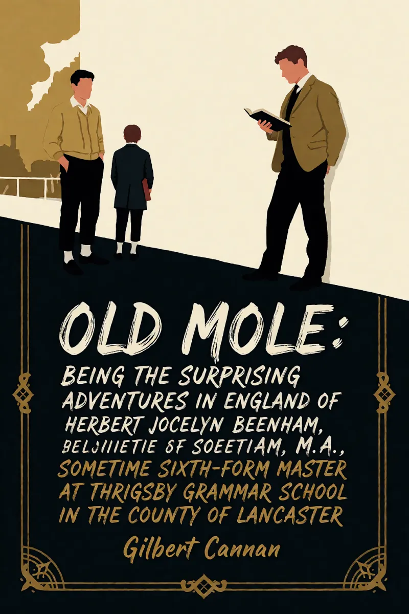 Cover of Old Mole: Being the Surprising Adventures in England of Herbert Jocelyn Beenham, M.A., Sometime Sixth-Form Master at Thrigsby Grammar School in the County of Lancaster by Gilbert Cannan
