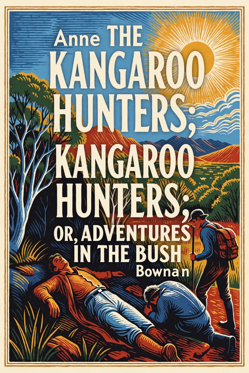 Cover of The Kangaroo Hunters; Or, Adventures in the Bush by Anne Bowman