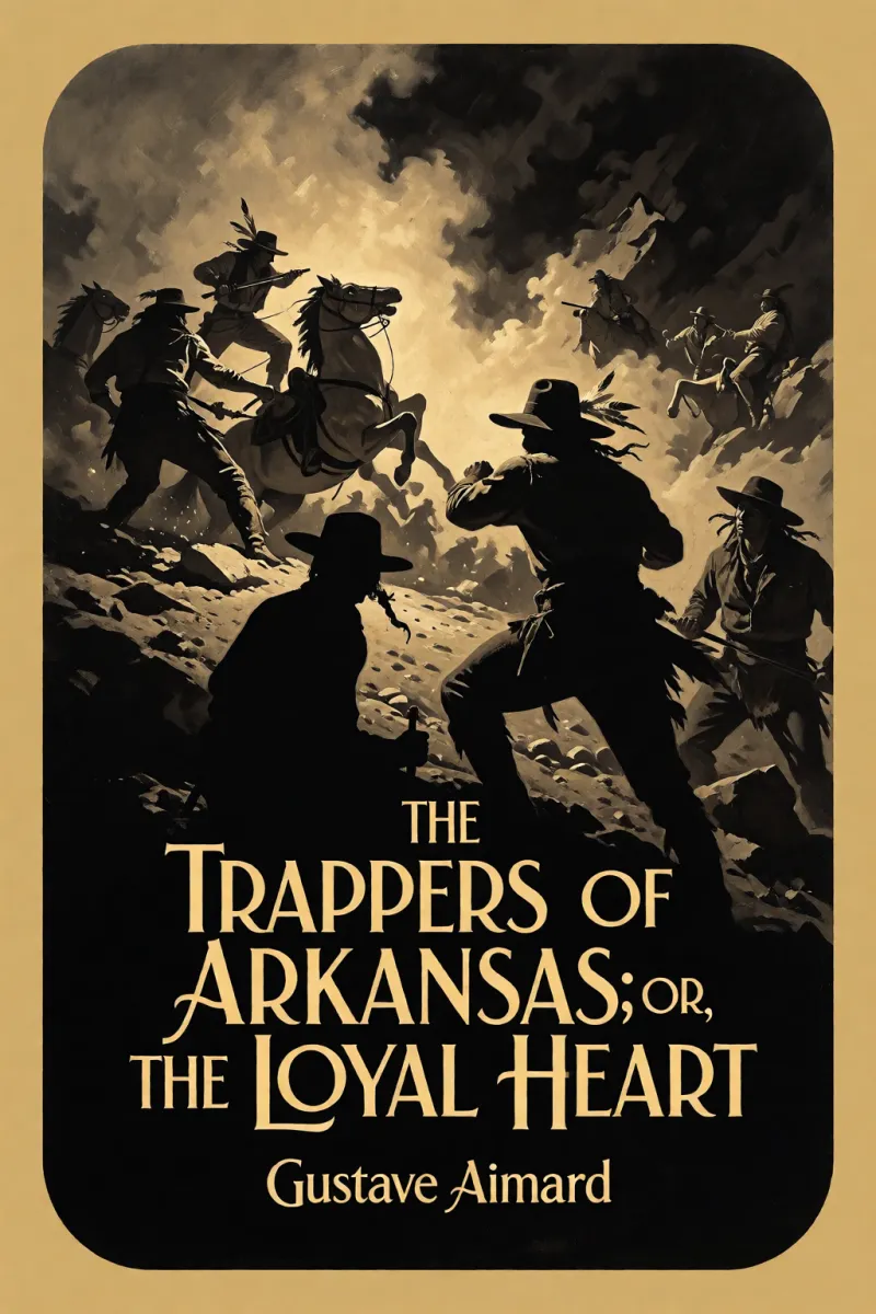 Cover of The Trappers of Arkansas; or, The Loyal Heart by Gustave Aimard