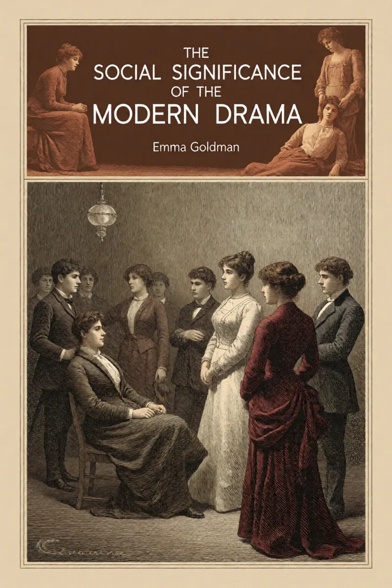 Cover of The Social Significance of the Modern Drama by Emma Goldman