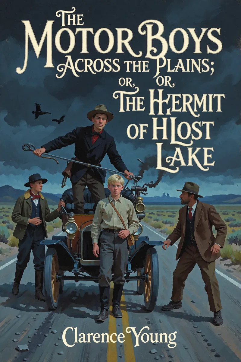 Cover of The Motor Boys Across the Plains; or, The Hermit of Lost Lake by Clarence Young