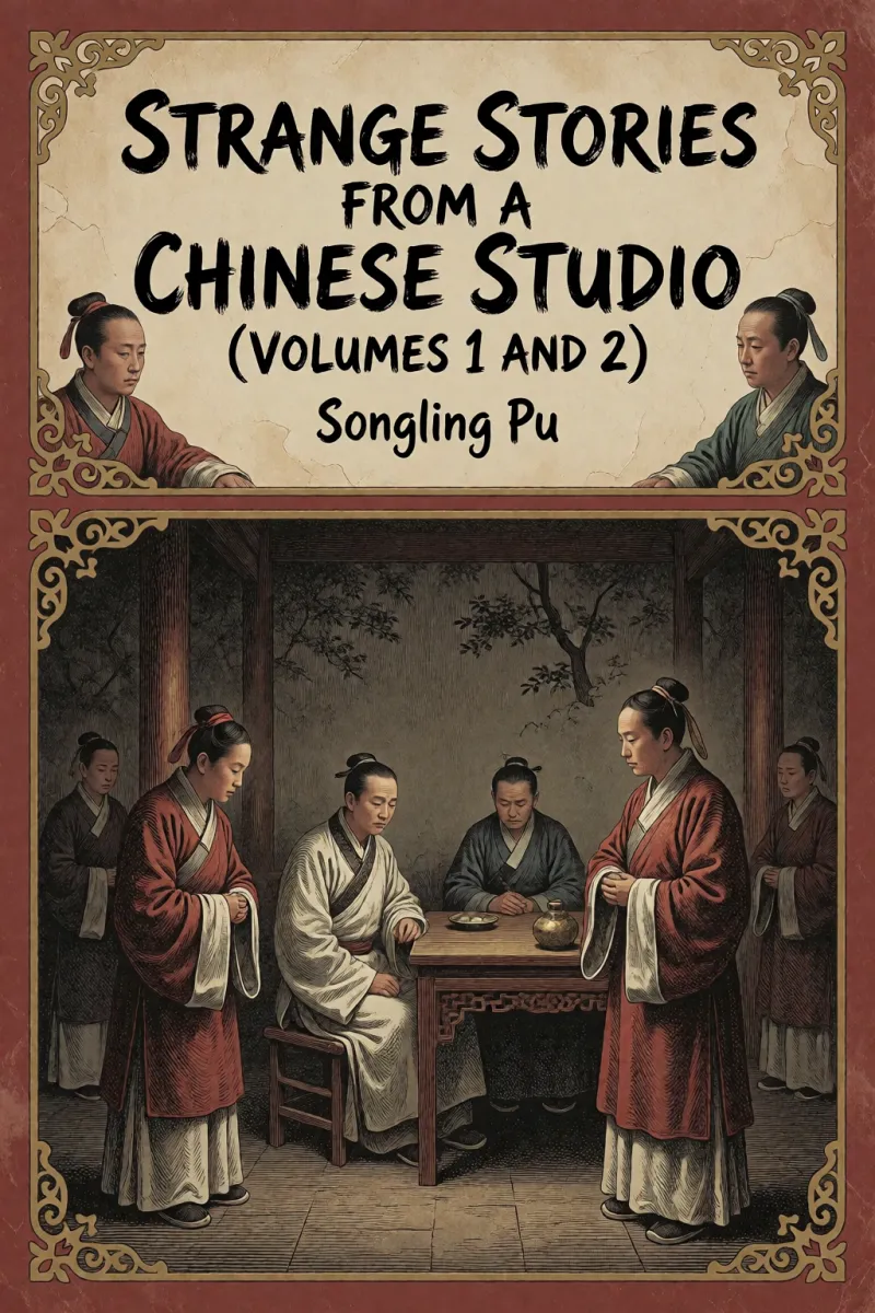 Cover of Strange Stories from a Chinese Studio (Volumes 1 and 2) by Songling Pu