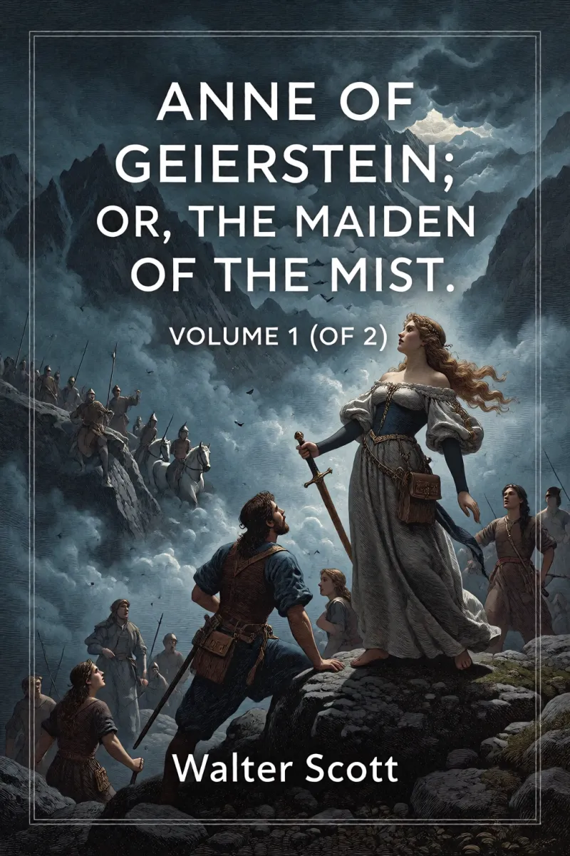 Cover of Anne of Geierstein; Or, The Maiden of the Mist. Volume 1 (of 2) by Walter Scott