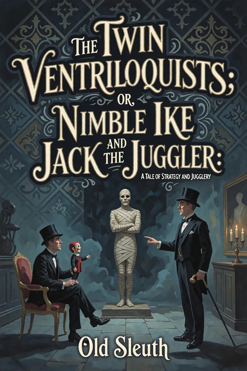 Cover of The Twin Ventriloquists; or, Nimble Ike and Jack the Juggler: A Tale of Strategy and Jugglery by Old Sleuth