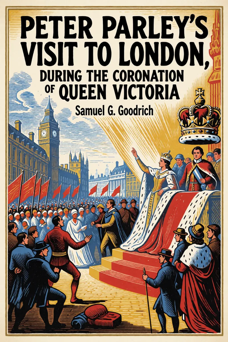 Cover of Peter Parley's Visit to London, During the Coronation of Queen Victoria by Samuel G. Goodrich